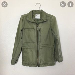 Madewell Fleet Jacket in Desert Olive size small